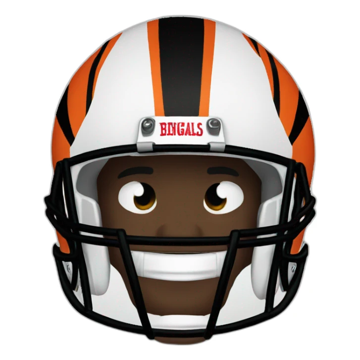 bengals football sticker