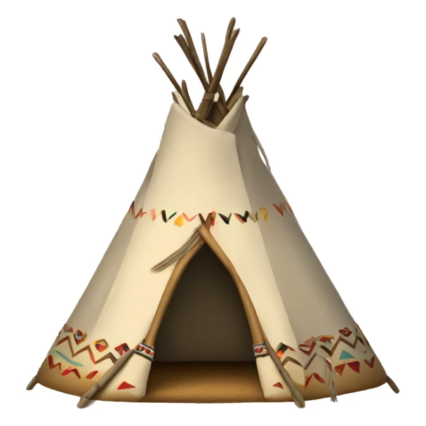 Teepee sticker