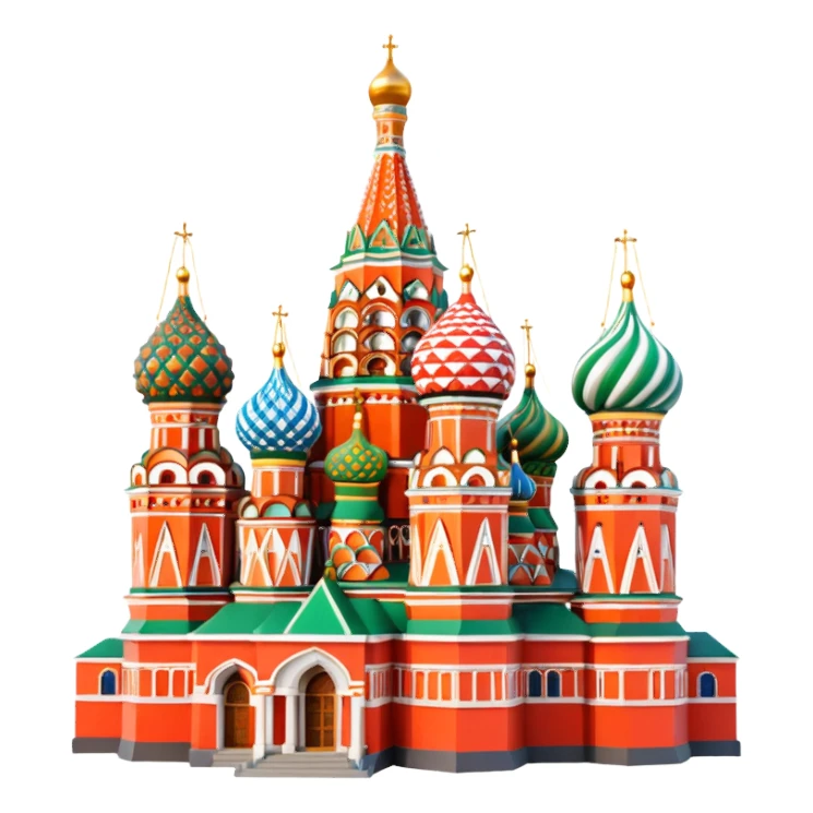 St. Basil's Cathedral Little sticker