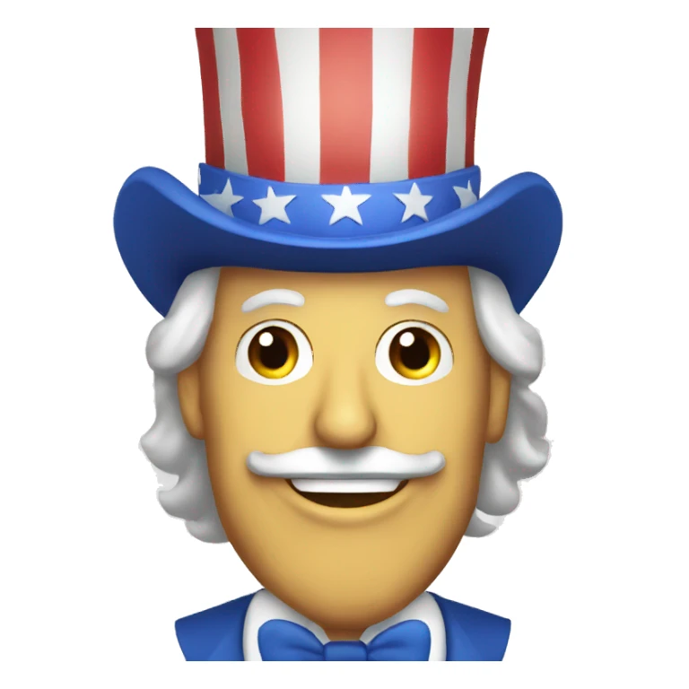 Uncle Sam with gas sticker
