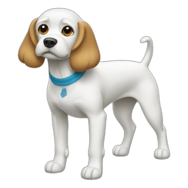 Dog wear adidas sticker