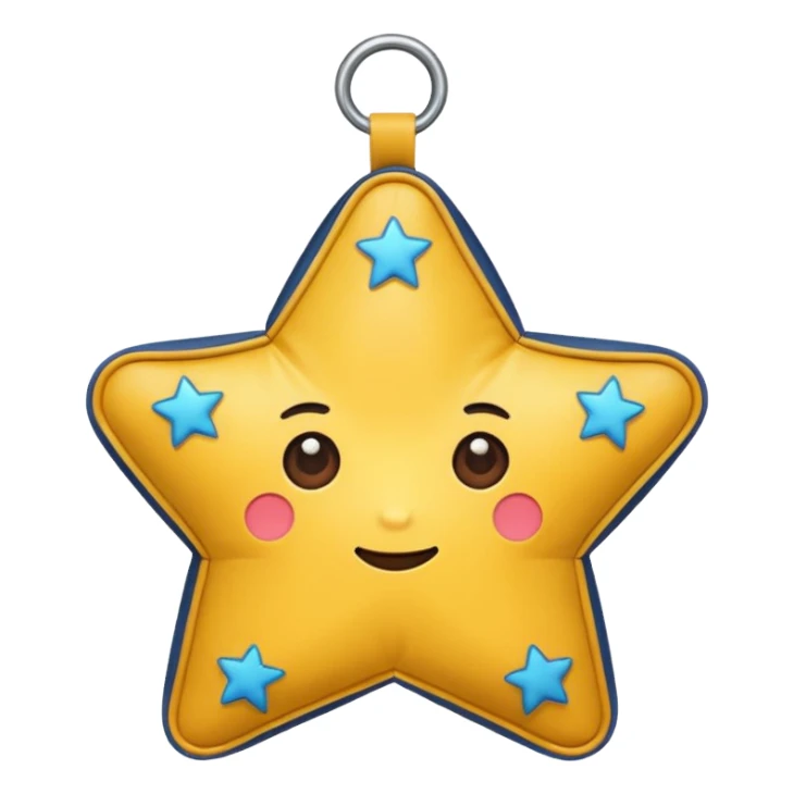 star shaped bag sticker