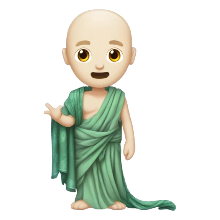 Voldemort wearing a saree sticker