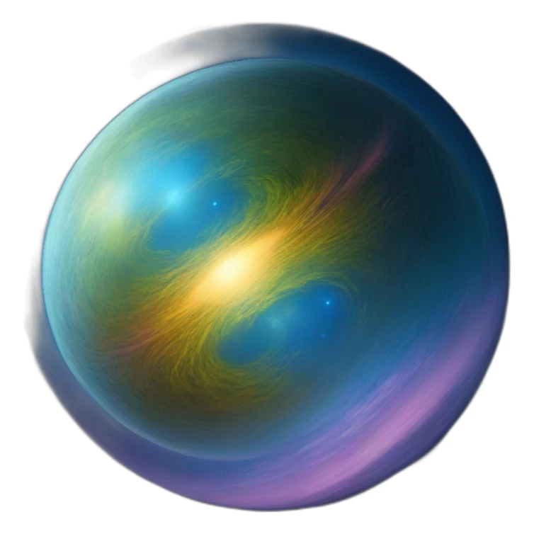 A planet's birth by Jim Burns sticker