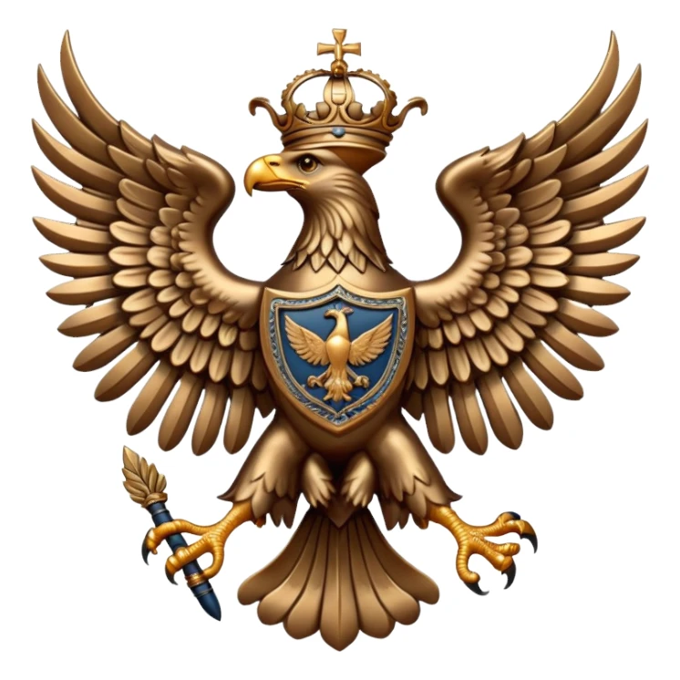 Napoleonic French Imperial Eagle sticker