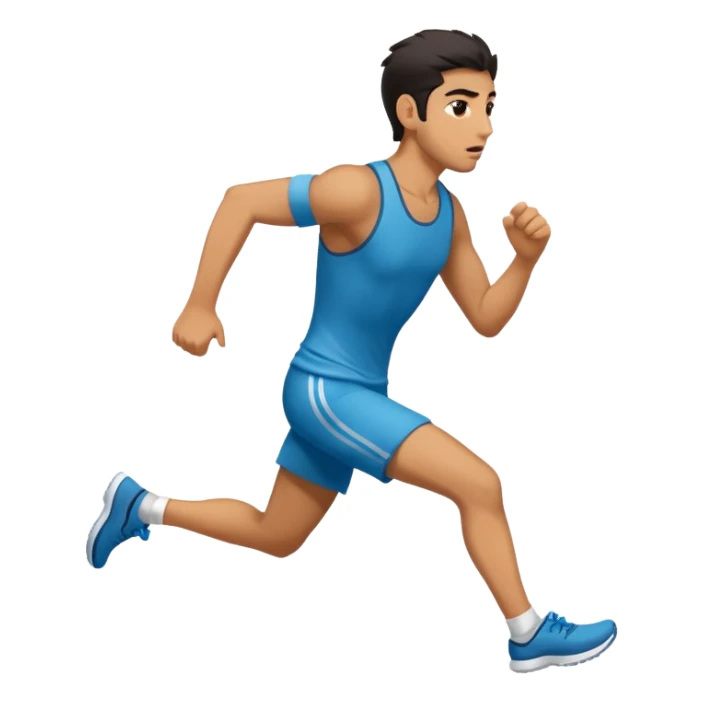 убегающие иранцы, в полный рост, в профиль sticker