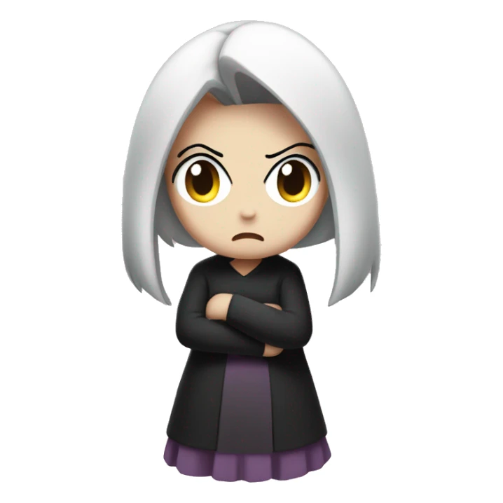 Angry kuromi  sticker