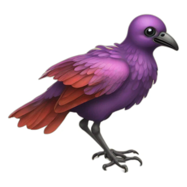 opium bird sticker
