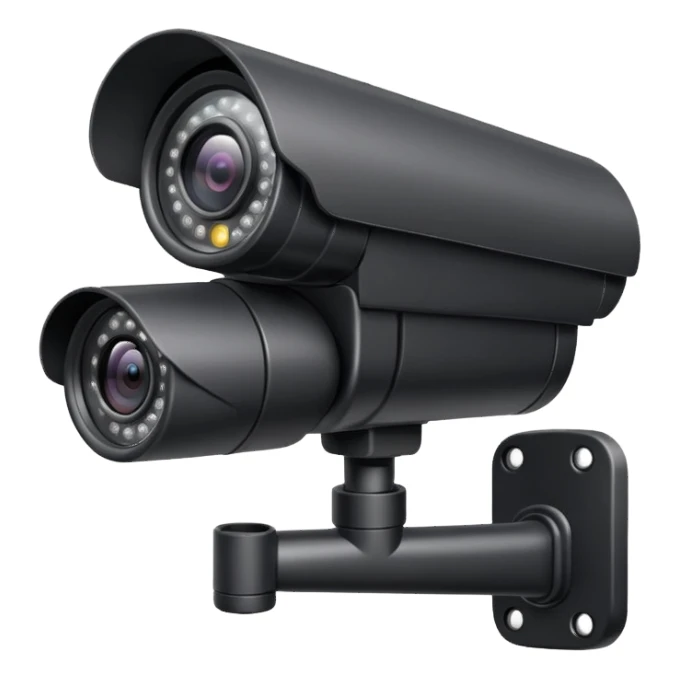 cámara seguridad sticker