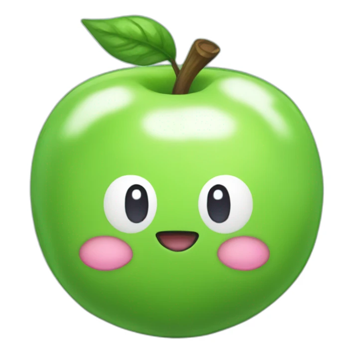 junimo stardew valley green apple spirit sticker
