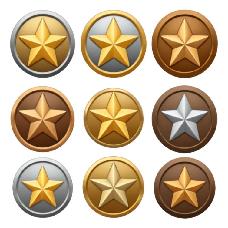 badges for paid subscriptions at different levels sticker