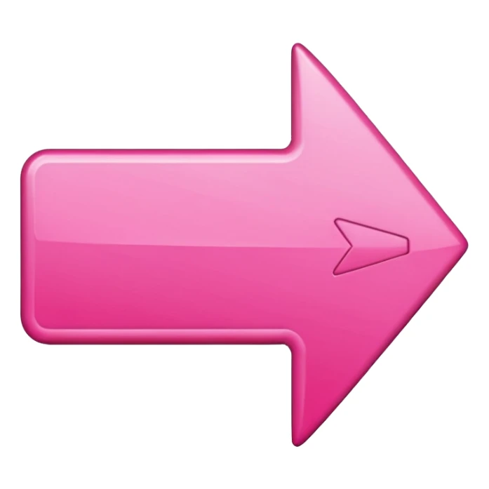 Pink reverse arrow  sticker