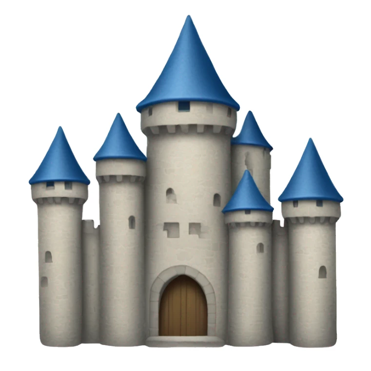 a castle that’s blue sticker