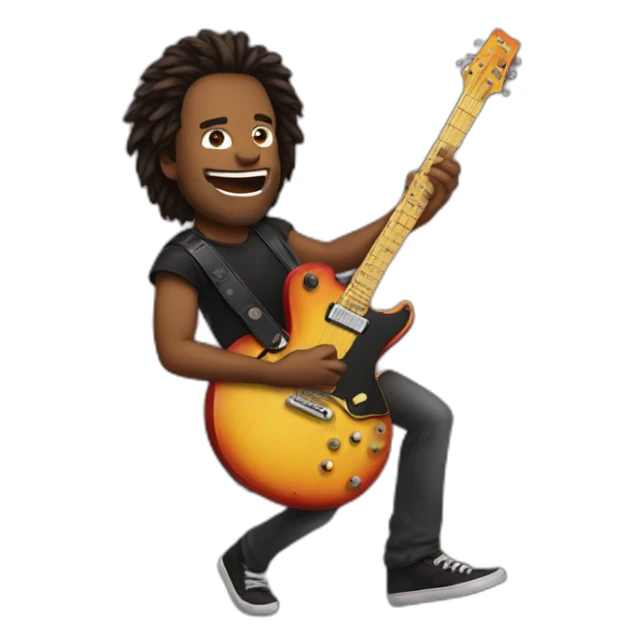 insane guitar solo sticker