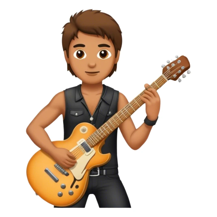 Chitarrista rock sticker