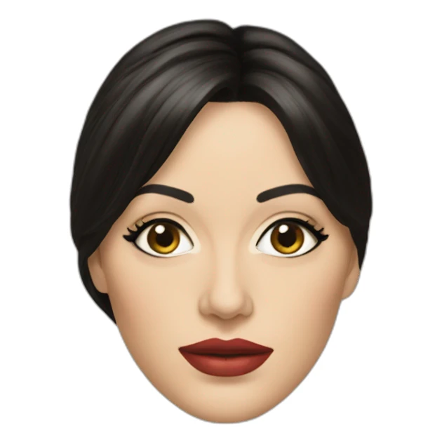 monica belucci hyperrealistic sticker