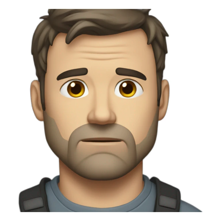 Sad Ben Affleck sticker