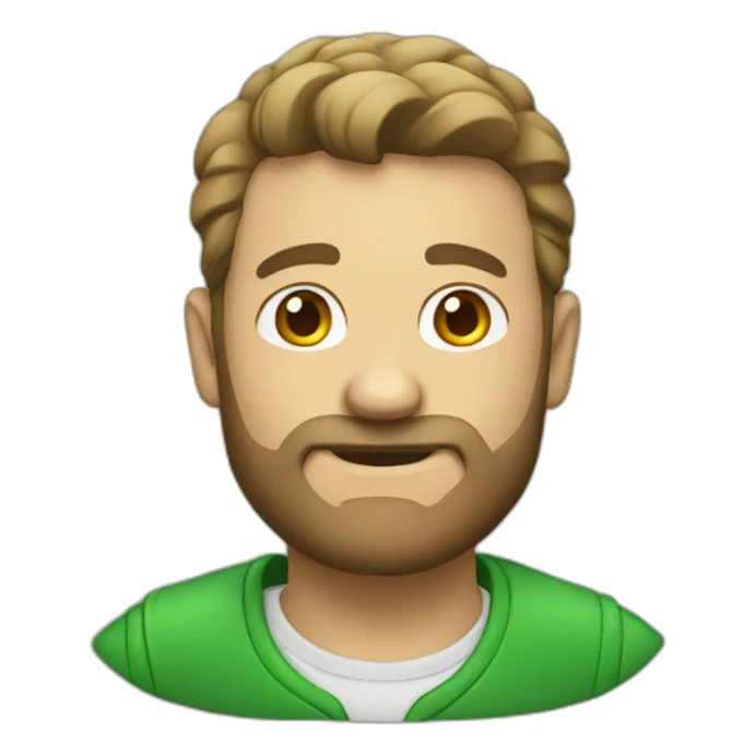 Un homme vert  sticker