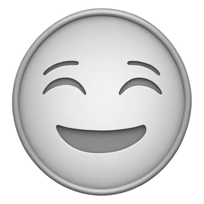 wireframe smiling face sticker