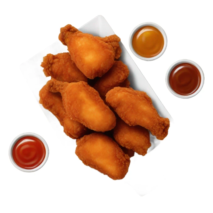 Boneless wings sticker