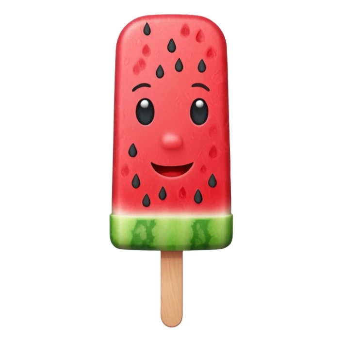 watermelon popsicle sticker