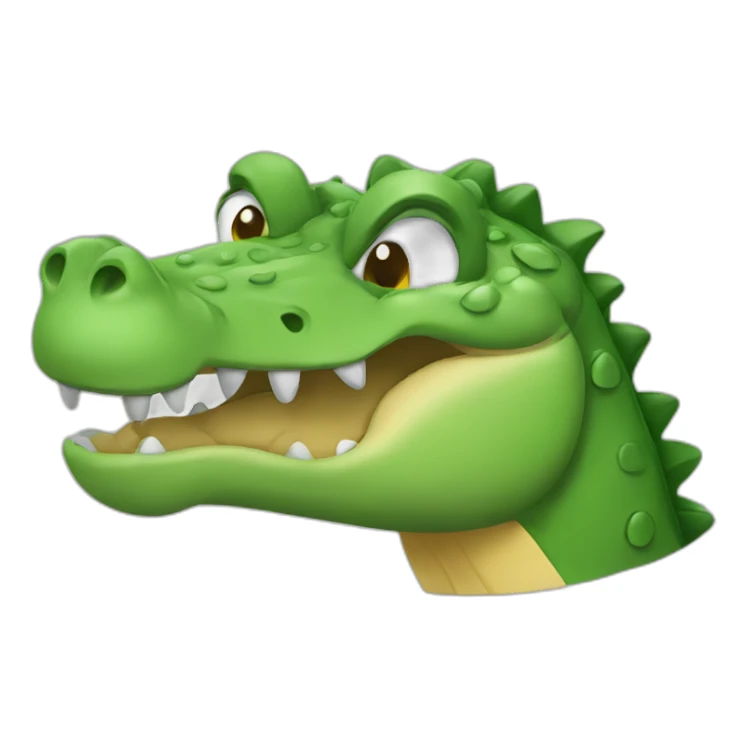 crocodile facepalm sticker