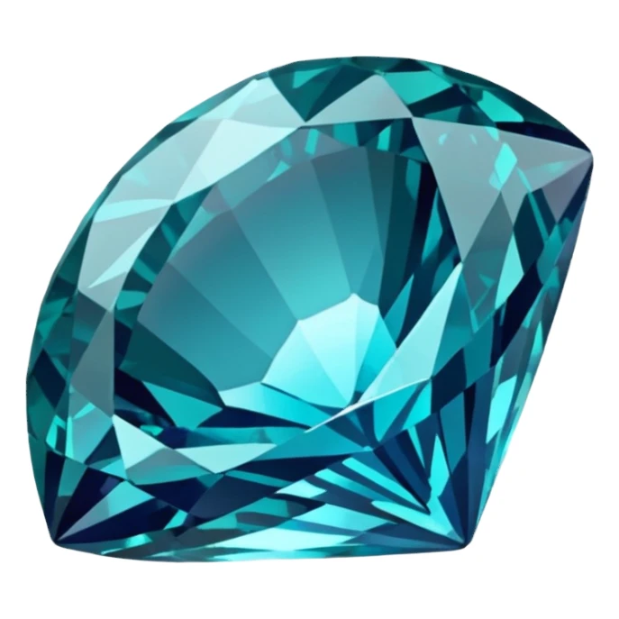 indicolite gem darker shade sticker