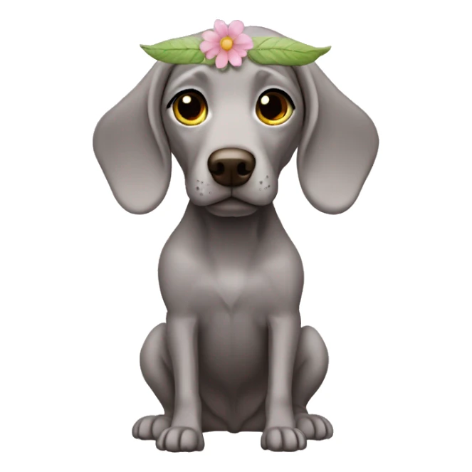 Weimaraner fairy  sticker