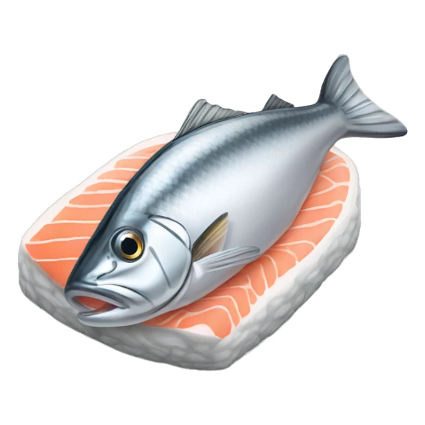 fillet salmon with silver skin sticker