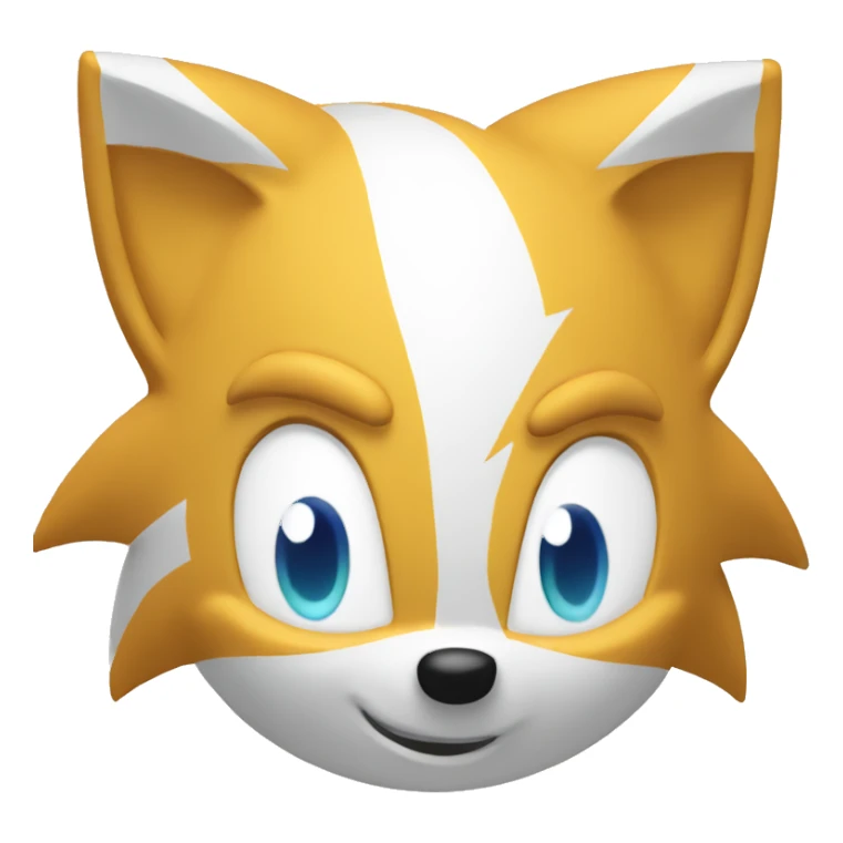 Tails sonic head sticker