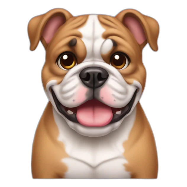 Cute little Bulldog  sticker