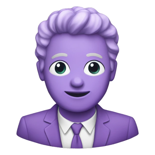 Un chet mauve sticker