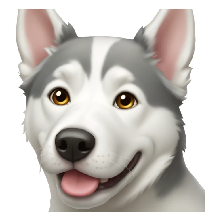White husky pit mix  sticker