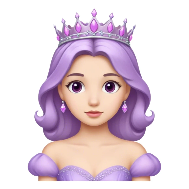 Princess gown lilac sticker