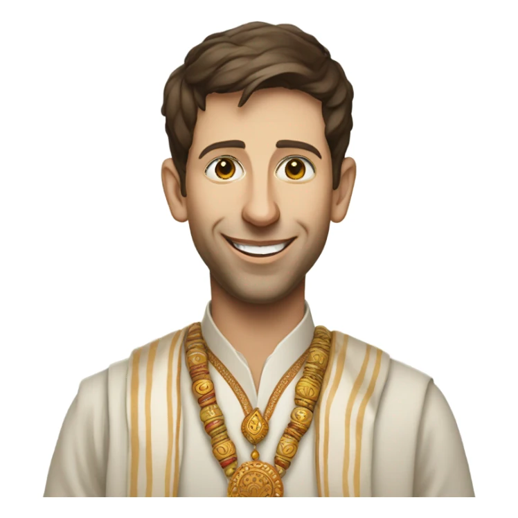 Sam altman thanking in Indian clothes sticker