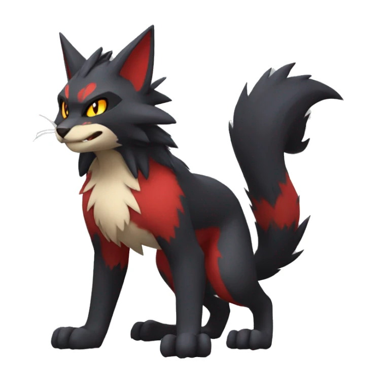 Litten-Zoroark full body sticker