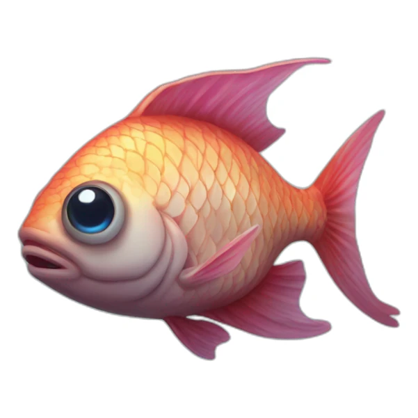 Blinky 3 eyed fish sticker