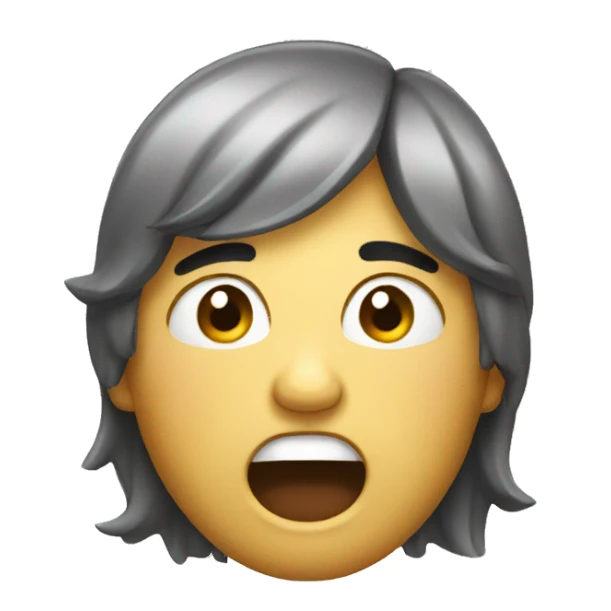 moaning face emoji sticker