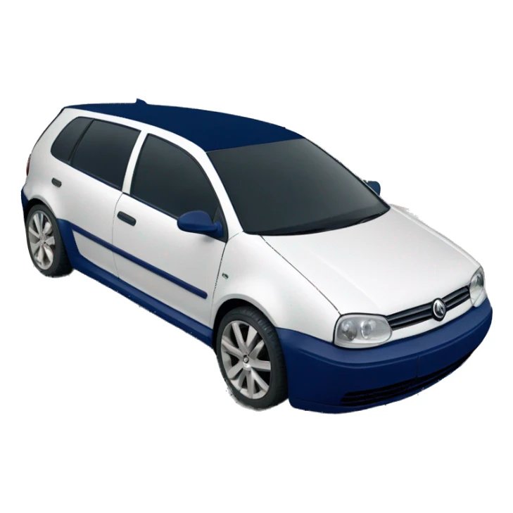 wv golf IV navy blue sticker