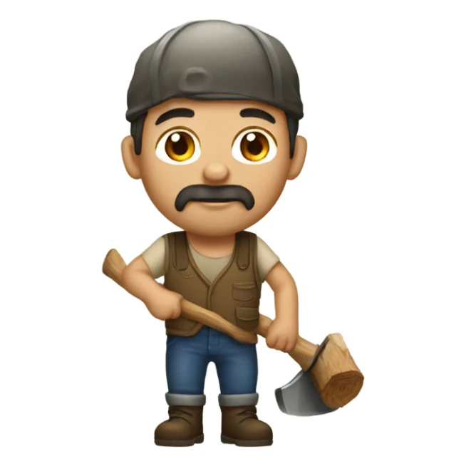 Woodcutter  sticker