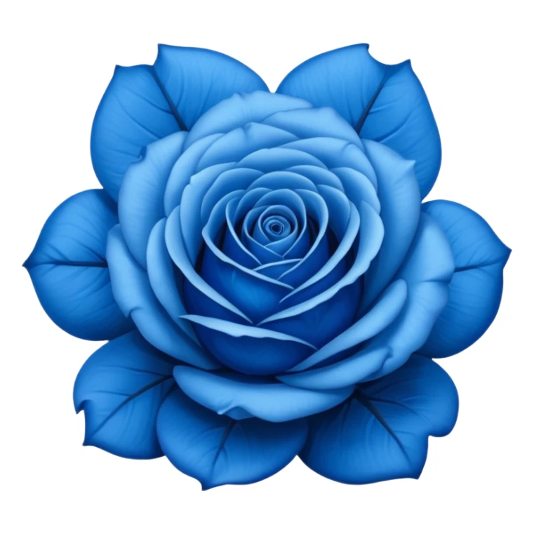 blue rose with eyes sticker