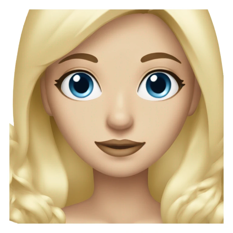 Blonde and blue eyes esthetician  sticker