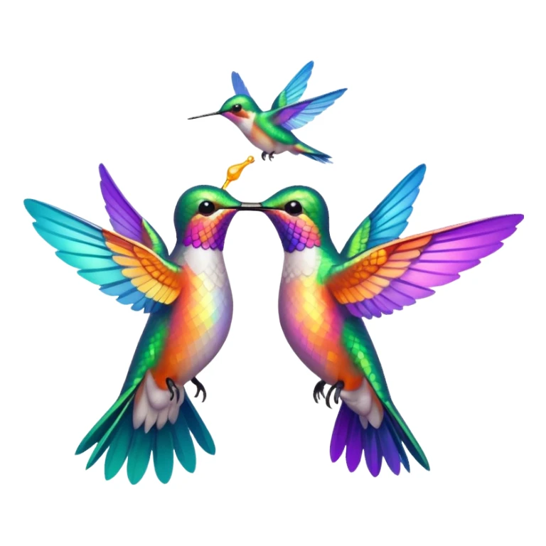 MORE HUMMINGBIRDS sticker