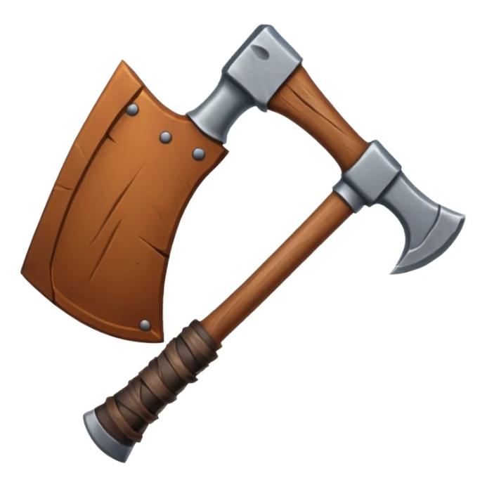 barbarian axe sticker