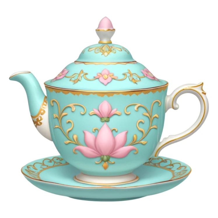 Madeleine Hatter inspired teacup sticker