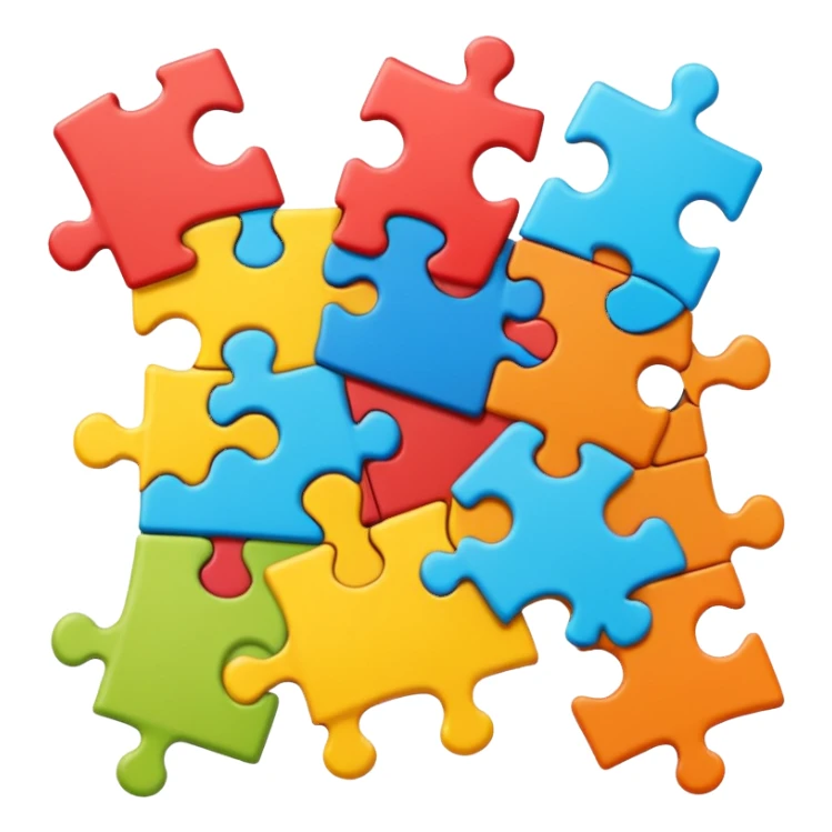 PUZZLE PIECES sticker