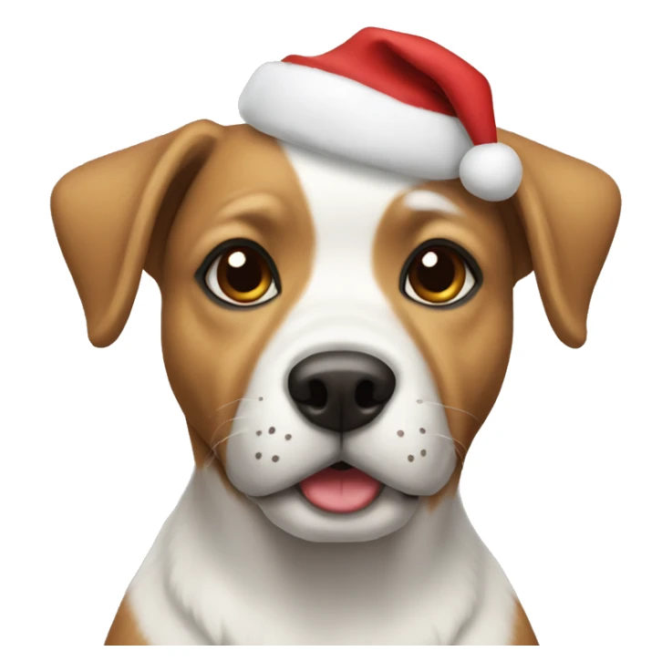 christmas dog sticker