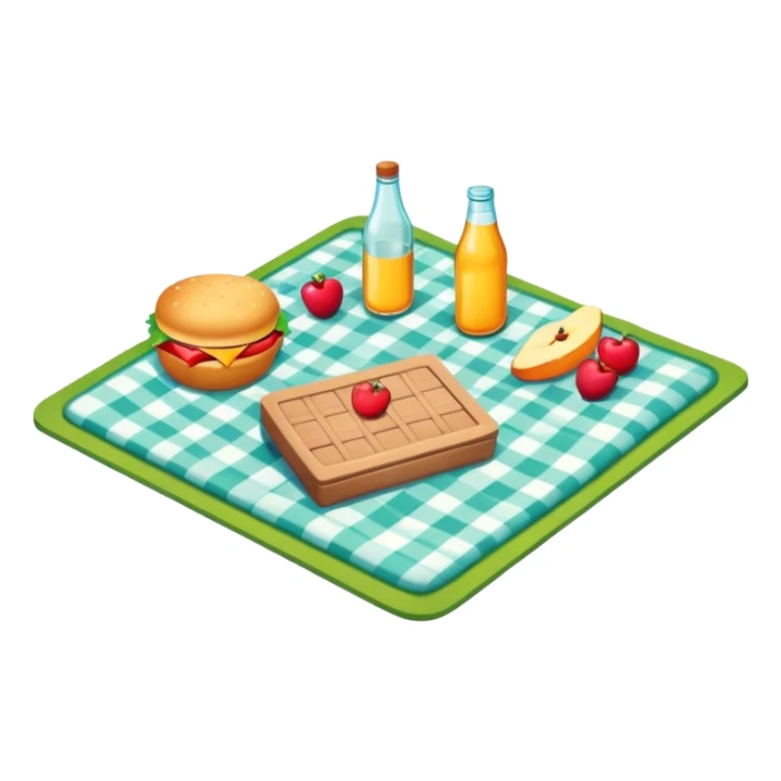 park picnic in the floor sticker