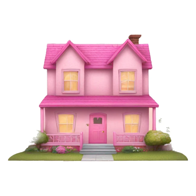 Cute pink home sticker