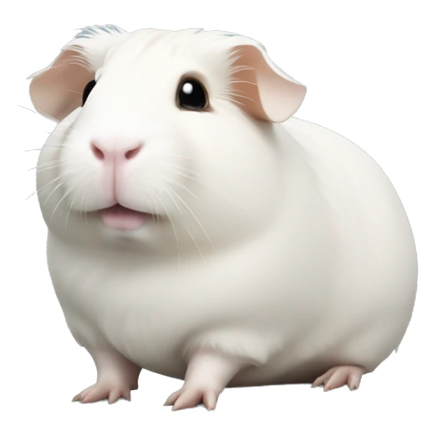 White guinea pig sticker